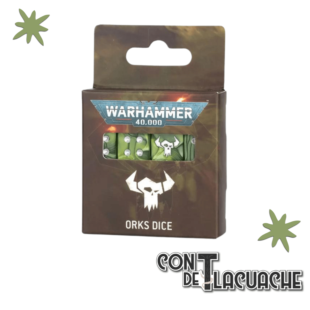Warhammer 40000: Orks Dice | Games Workshop - Con T de Tlacuache - Games Workshop