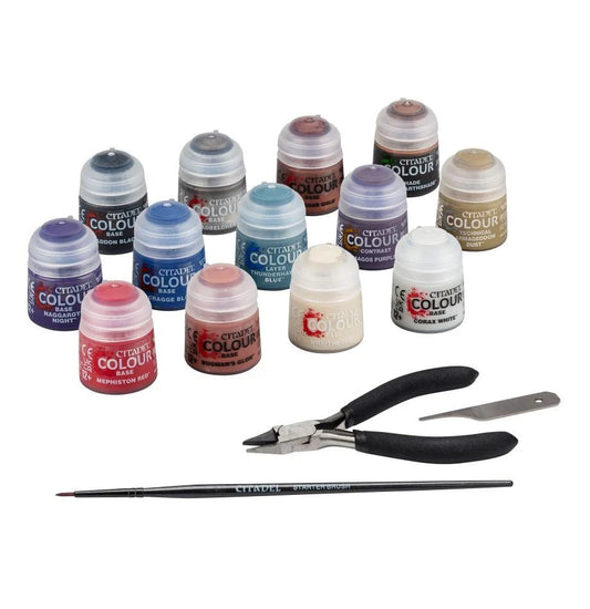 Warhammer 40,000 Paints + Tools Set | Games Workshop - Con T de Tlacuache - Games Workshop