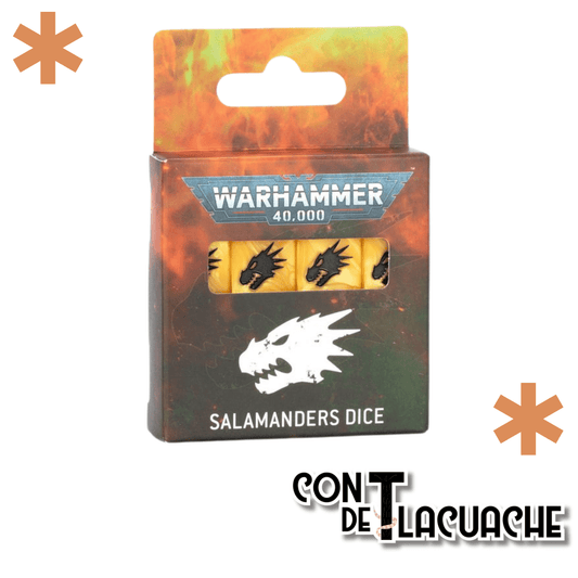 Warhammer 40000 Salamanders Dice | Games Workshop - Con T de Tlacuache - Games Workshop