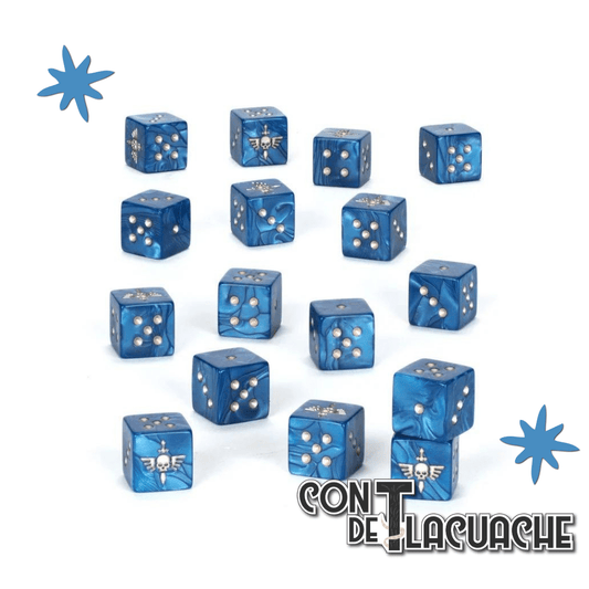Warhammer 40000 Space Marines Dice | Games Workshop - Con T de Tlacuache - Games Workshop