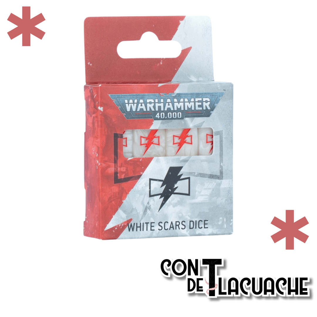 Warhammer 40000 White Scars Dice | Games Workshop - Con T de Tlacuache - Games Workshop