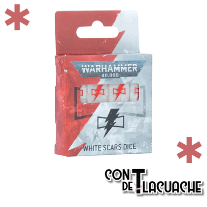 Warhammer 40000 White Scars Dice | Games Workshop - Con T de Tlacuache - Games Workshop