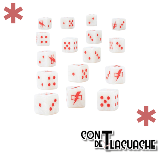 Warhammer 40000 White Scars Dice | Games Workshop - Con T de Tlacuache - Games Workshop