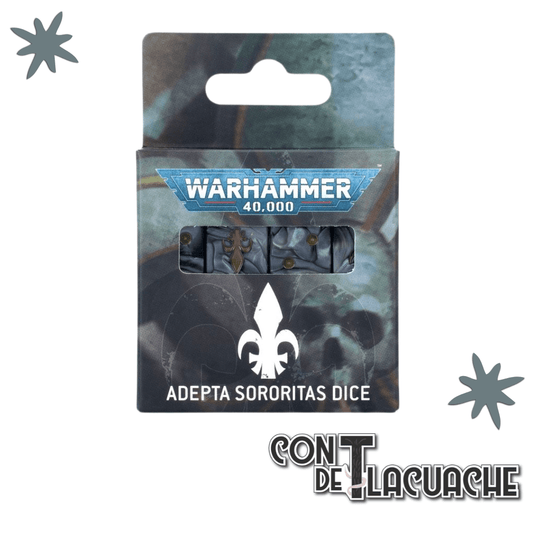 Warhammer 40K: Adepta Sororitas Dice | Games Workshop - Con T de Tlacuache - Games Workshop