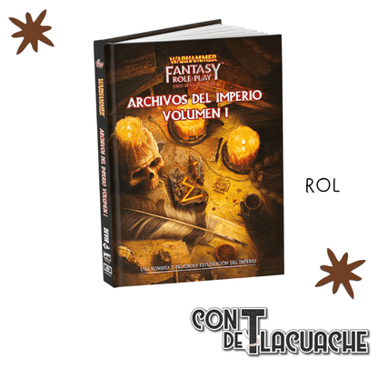 Warhammer Fantasy Juego de Rol - Archivos del Imperio Vol 1 - Expansión | DEVIR - Con T de Tlacuache - Con T de Tlacuache