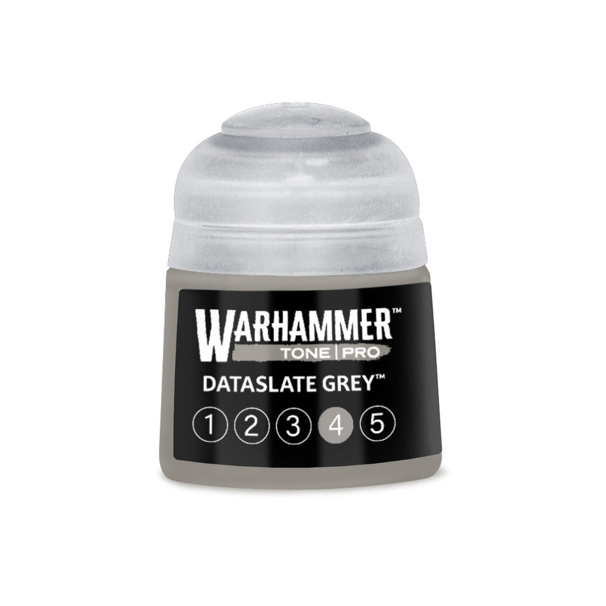 Warhammer Tone Pro: Dataslate Grey 4 (12 ml) - Con T de Tlacuache - Games Workshop