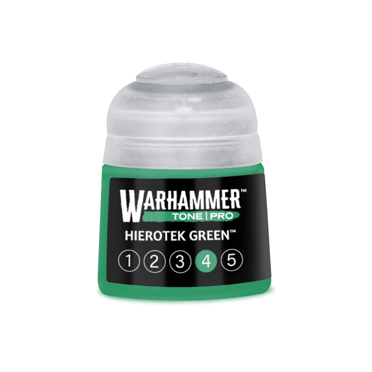 Warhammer Tone Pro: Hierotek Green 4 (12 ml) - Con T de Tlacuache - Games Workshop