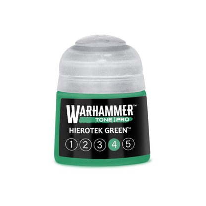 Warhammer Tone Pro: Hierotek Green 4 (12 ml) - Con T de Tlacuache - Games Workshop