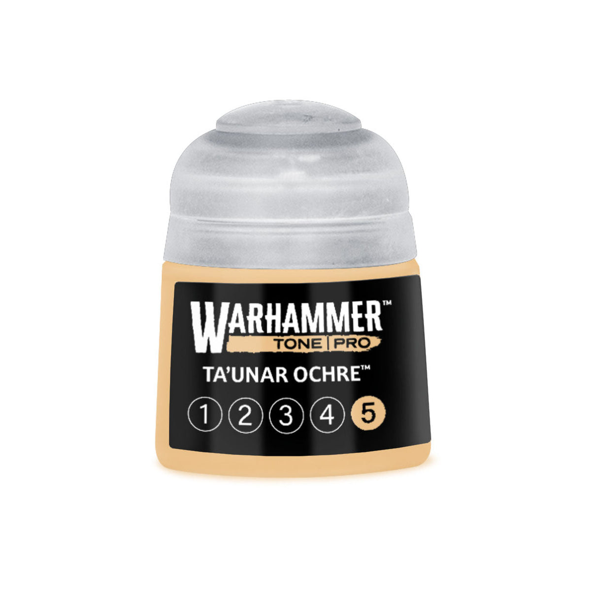 Warhammer Tone Pro: Ta'unar Ochre 5 (12 ml) - Con T de Tlacuache - Games Workshop
