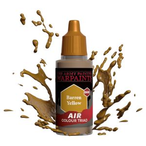 Warpaints Air Acrylic Barren Yellow 18ml | The Army Painter - Con T de Tlacuache - The Army Painter