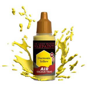 Warpaints Air Acrylic Daemonic Yellow 18ml | The Army Painter - Con T de Tlacuache - The Army Painter