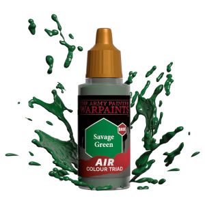 Warpaints Air Acrylic Savage Green 18ml | The Army Painter - Con T de Tlacuache - The Army Painter