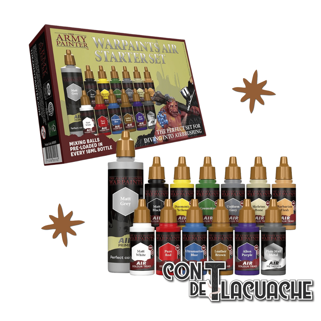Warpaints Air Starter Set | The Army Painter - Con T de Tlacuache - The Army Painter