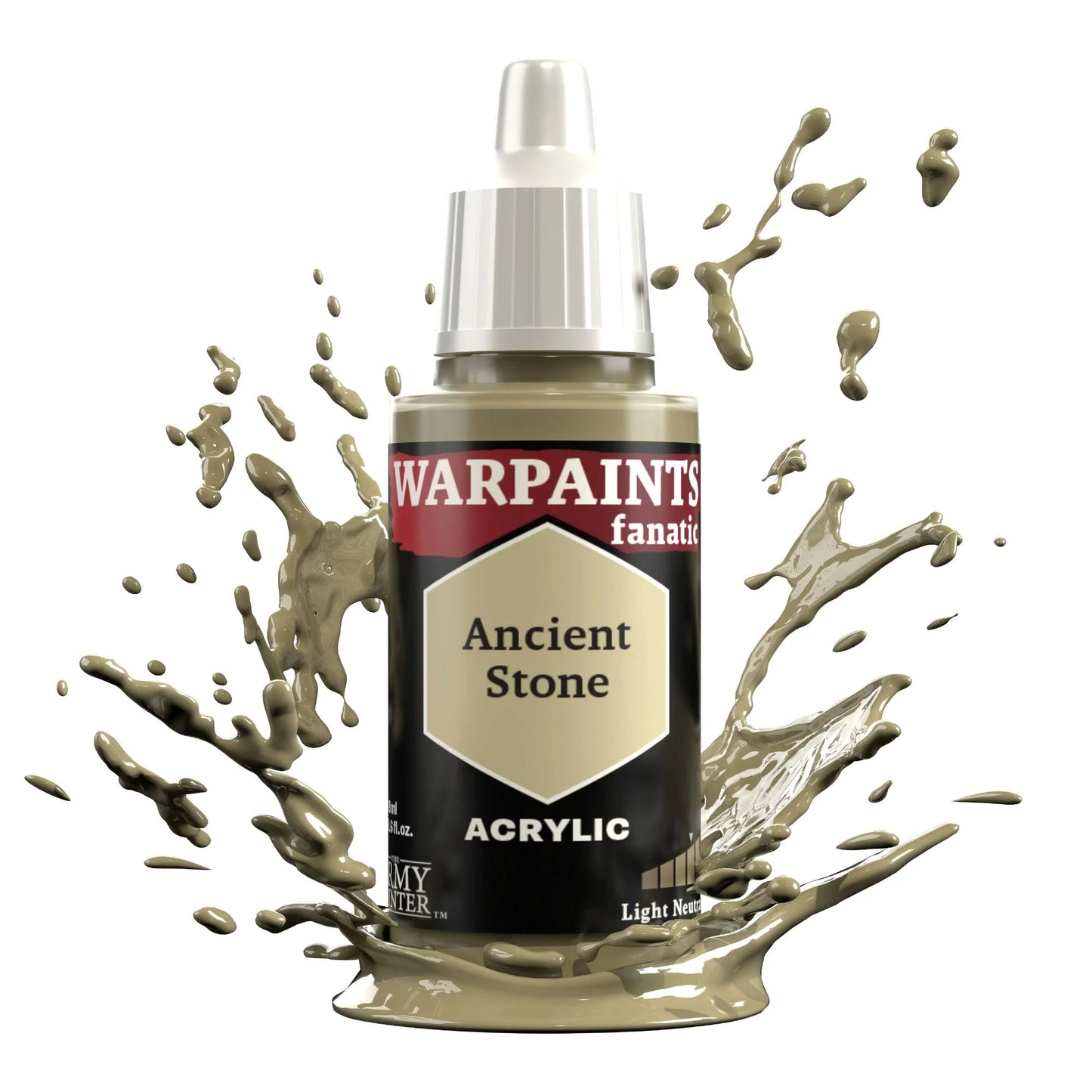Warpaints Fanatic Ancient stone 18ml | The Army Painter - Con T de Tlacuache - The Army Painter