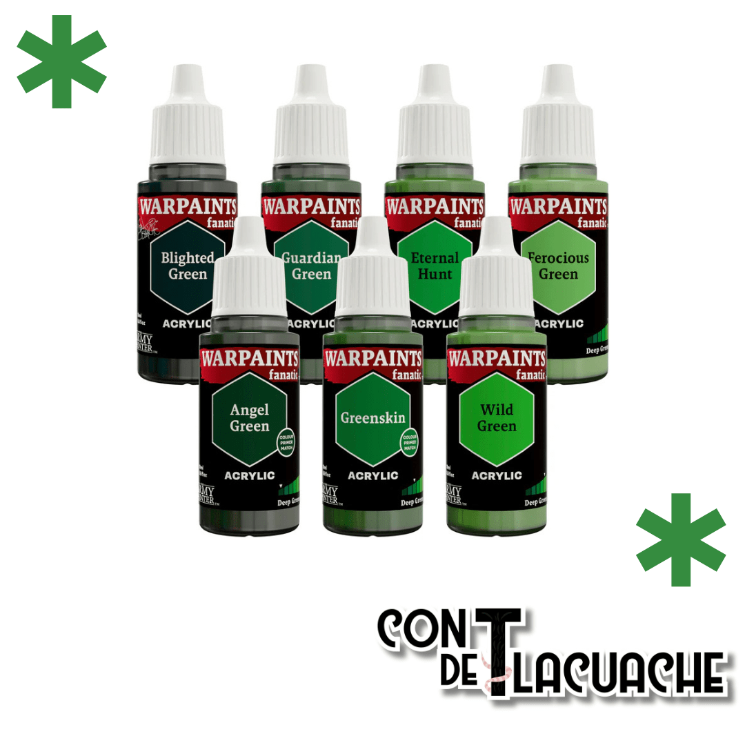 Warpaints Fanatic Flexible Triad PLUS Deep Greens | The Army Painter - Con T de Tlacuache - The Army Painter