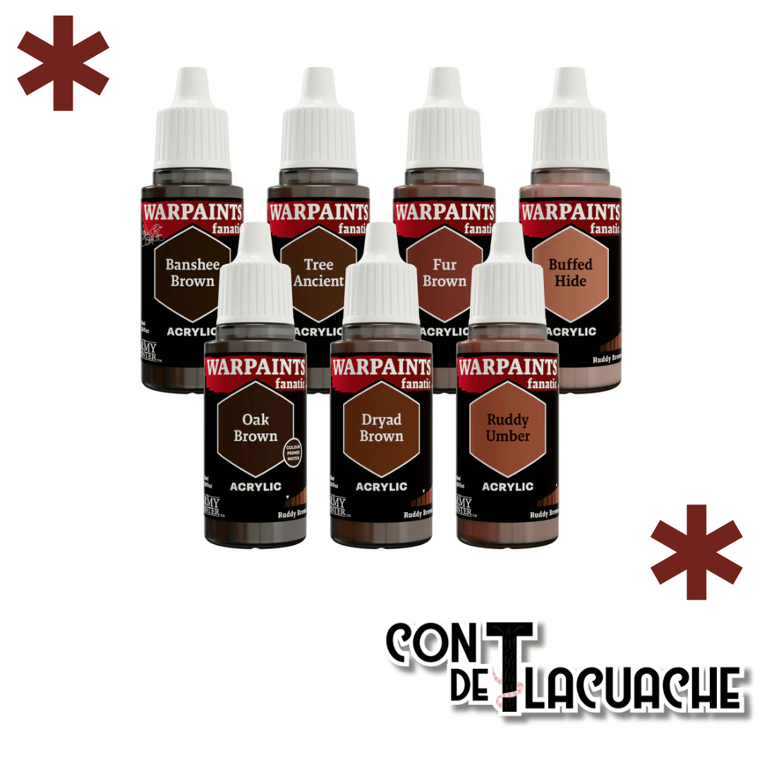 Warpaints Fanatic Flexible Triad PLUS Ruddy Browns | The Army Painter - Con T de Tlacuache - The Army Painter