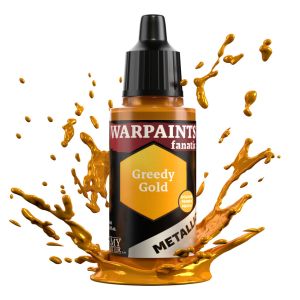 Warpaints Fanatic Metallic Greedy Gold 18ml | The Army Painter - Con T de Tlacuache - The Army Painter