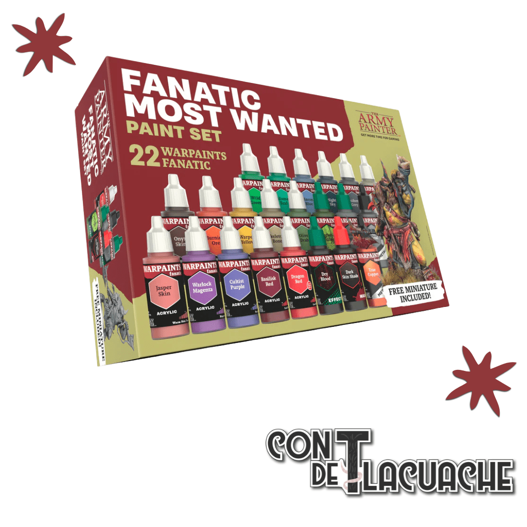 Warpaints Fanatic: Most Wanted Paint Set | The Army Painter - Con T de Tlacuache - The Army Painter