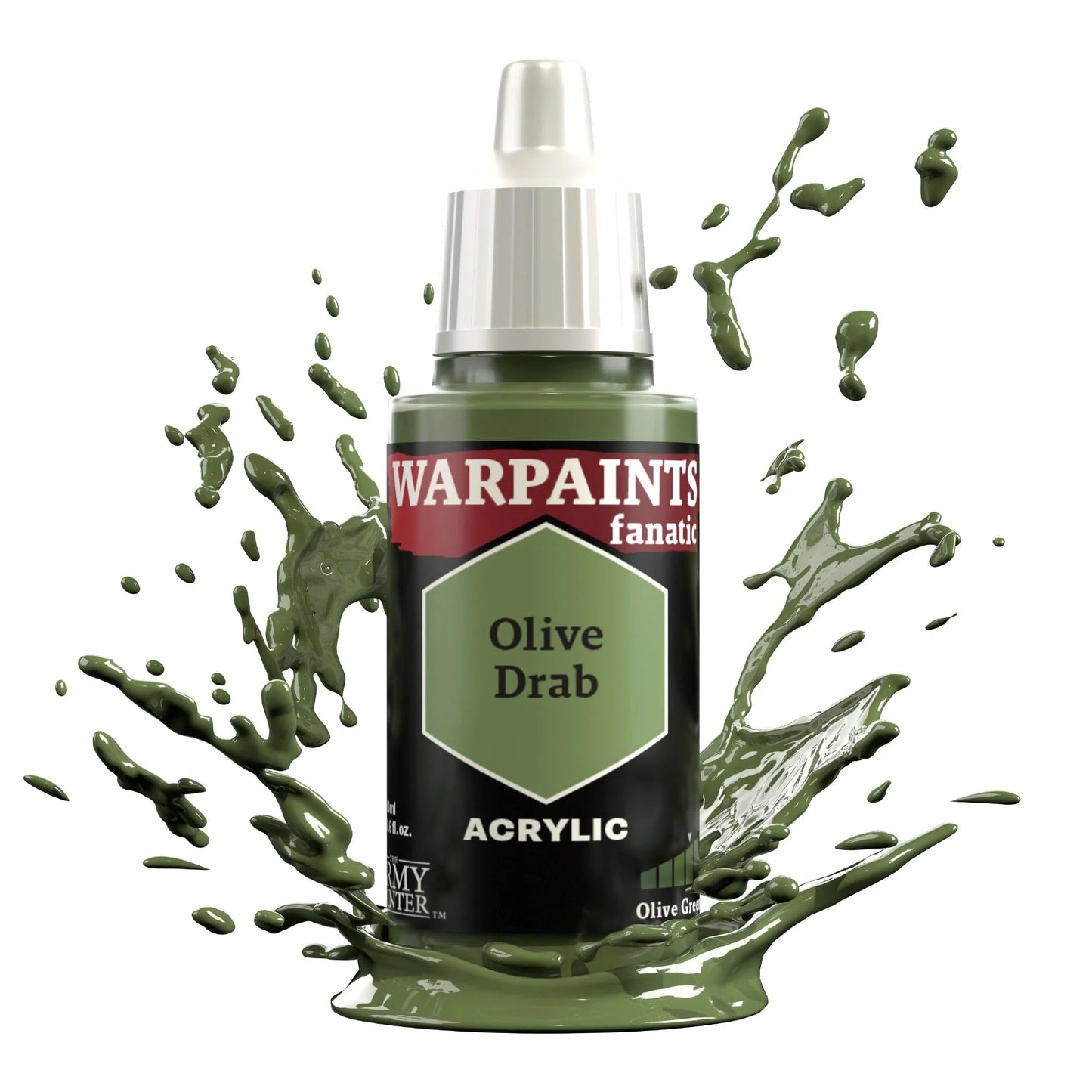Warpaints Fanatic Olive Drab 18ml | The Army Painter - Con T de Tlacuache - The Army Painter