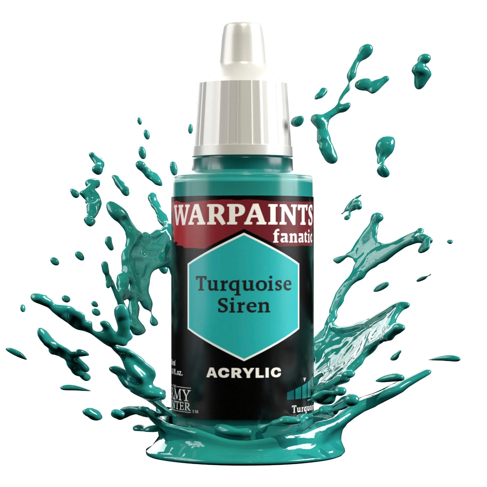 Warpaints Fanatic Turquoise Siren 18ml | The Army Painter - Con T de Tlacuache - The Army Painter