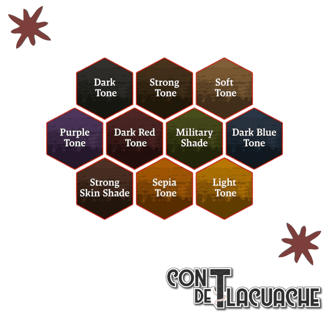 Warpaints Fanatic: Washes Set | The Army Painter - Con T de Tlacuache - The Army Painter