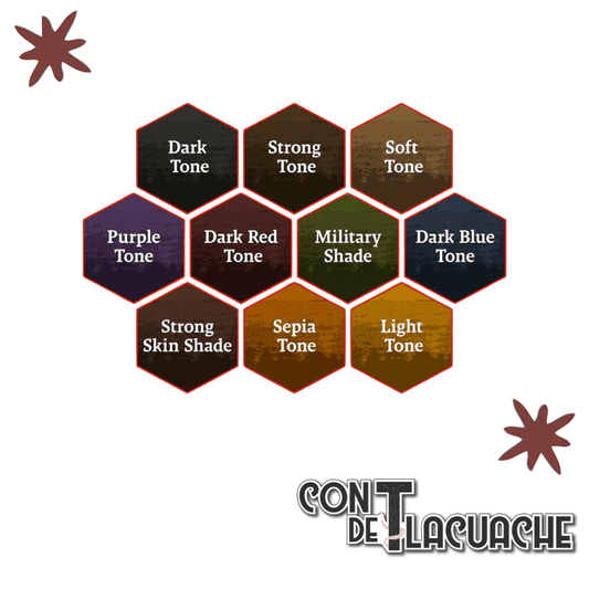 Warpaints Fanatic: Washes Set | The Army Painter - Con T de Tlacuache - The Army Painter