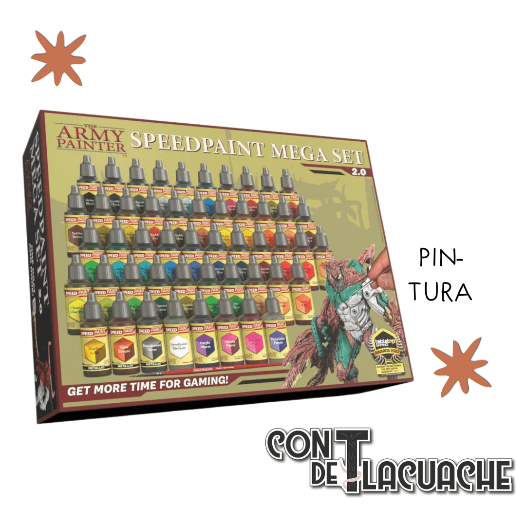Warpaints: Speedpaint Mega Set 2.0 | The Army Painter - Con T de Tlacuache - The Army Painter