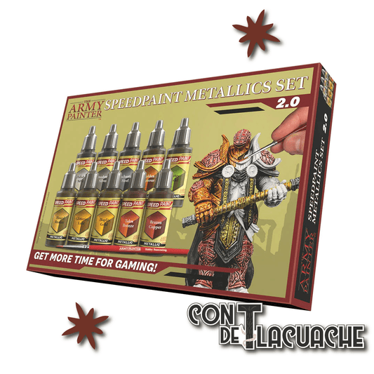 Warpaints Speedpaint Metallics Set 2.0 | The Army Painter - Con T de Tlacuache - The Army Painter
