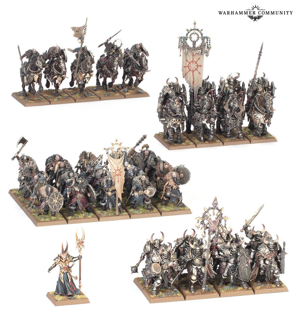 Warriors of Chaos: Battle March Army - Con T de Tlacuache - Games Workshop