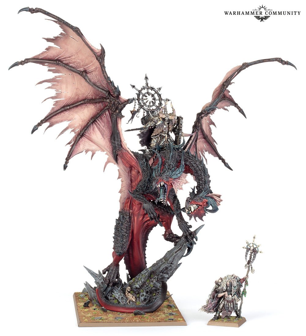 Warriors of Chaos: Lord on Chaos Dragon - Con T de Tlacuache - Games Workshop