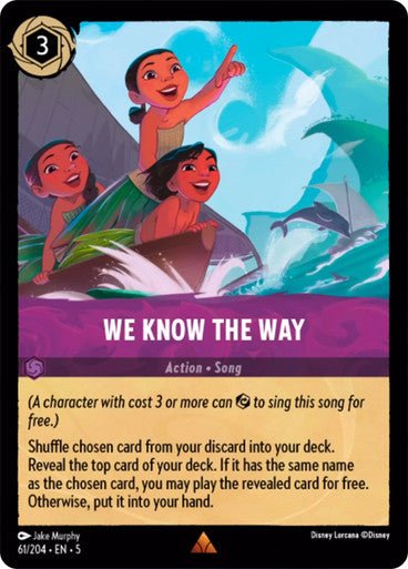 We Know the Way (Non - foil ) - Con T de Tlacuache - Ravensburger