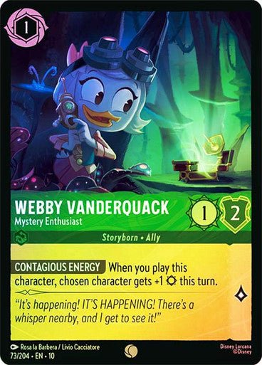 Webby Vanderquack (Cold Foil) - Con T de Tlacuache - Ravensburger