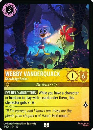 Webby Vanderquack (Cold Foil) - Con T de Tlacuache - Ravensburger