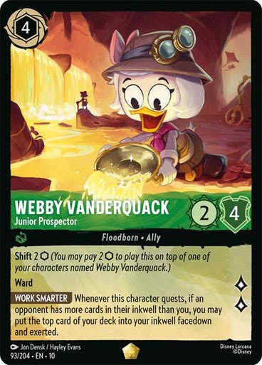 Webby Vanderquack (Non - foil) - Con T de Tlacuache - Ravensburger