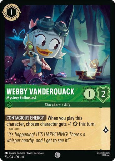 Webby Vanderquack (Non - foil) - Con T de Tlacuache - Ravensburger