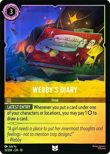 Webby's Diary (Cold Foil) - Con T de Tlacuache - Ravensburger