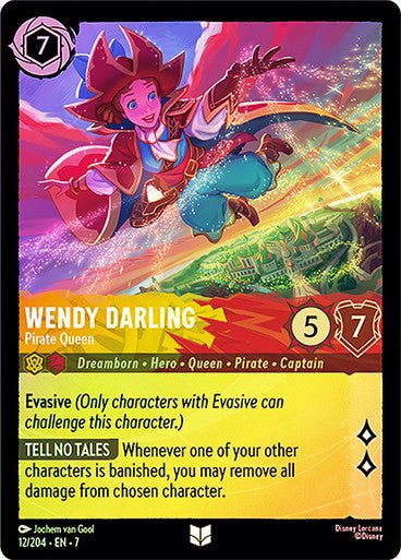 Wendy Darkling - Pirate Queen (Cold Foil) - Con T de Tlacuache - Ravensburger