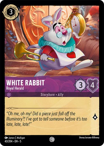 White Rabbit - Royal Herald (Non - foil ) - Con T de Tlacuache - Ravensburger
