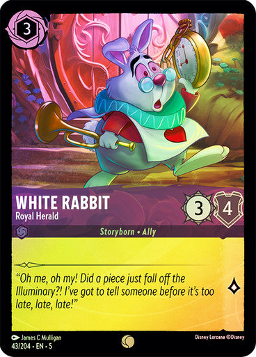 White Rabbit - Royal Herald (Cold Foil )