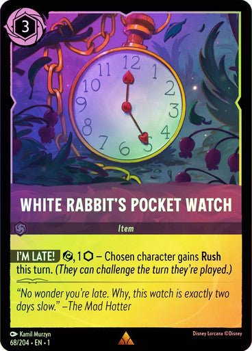 White Rabbit's Pocket Watch ( Cold Foil ) - Con T de Tlacuache - Ravensburger
