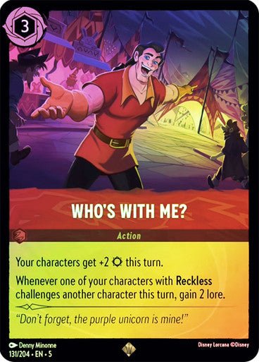 Who's With Me? (Cold Foil ) - Con T de Tlacuache - Ravensburger