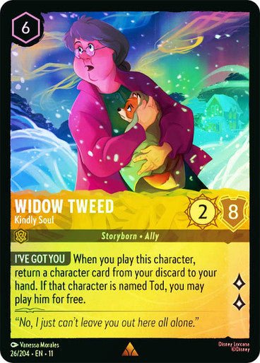 Widow Tweed (Cold Foil) | Ravensburger - Con T de Tlacuache - Ravensburger