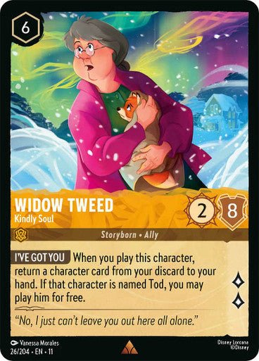 Widow Tweed (Non - foil) | Ravensburger - Con T de Tlacuache - Ravensburger
