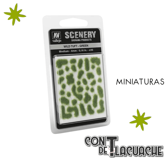 Wild Tuft Green Medium | Vallejo - Con T de Tlacuache - Vallejo