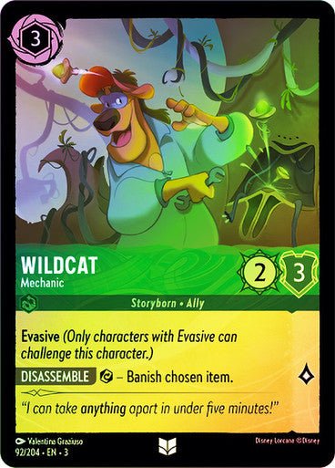 Wildcat - Mechanic (Cold Foil) - Con T de Tlacuache - Ravensburger