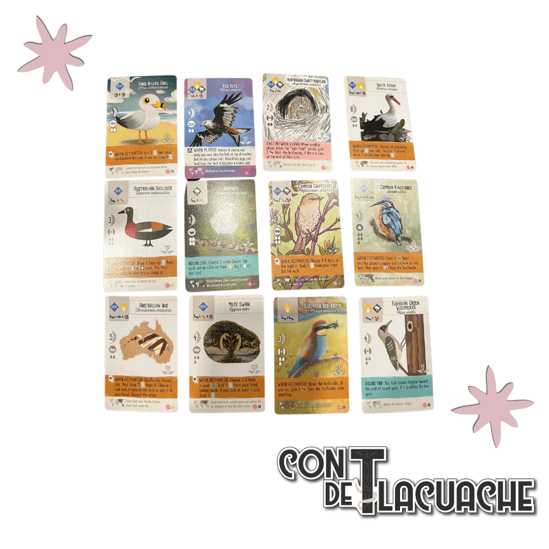 Wingspan: Fan Art Pack | Stonemaier Games - Con T de Tlacuache - Stonemaier Games
