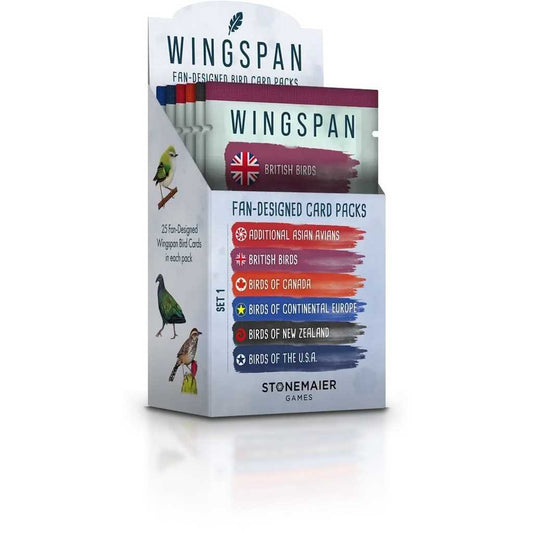 Wingspan Fan-Designed Bird Packs Display Box Expansion - Con T de Tlacuache - Stonemaier
