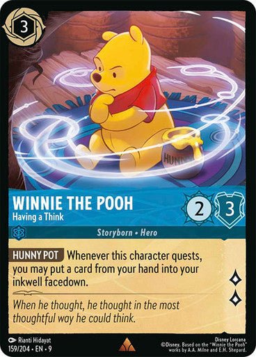 Winnie the Pooh - Having a Think (Non - foil) - Con T de Tlacuache - Ravensburger