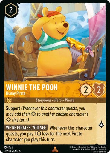 Winnie the Pooh - Hunny Pirate ( Non - foil ) - Con T de Tlacuache - Ravensburger