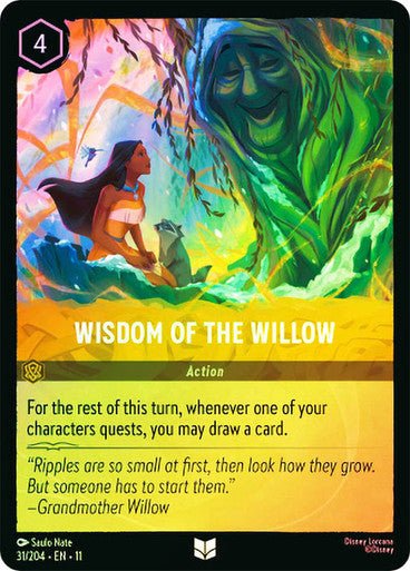 Wisdom of the Willow (Cold Foil) | Ravensburger - Con T de Tlacuache - Ravensburger